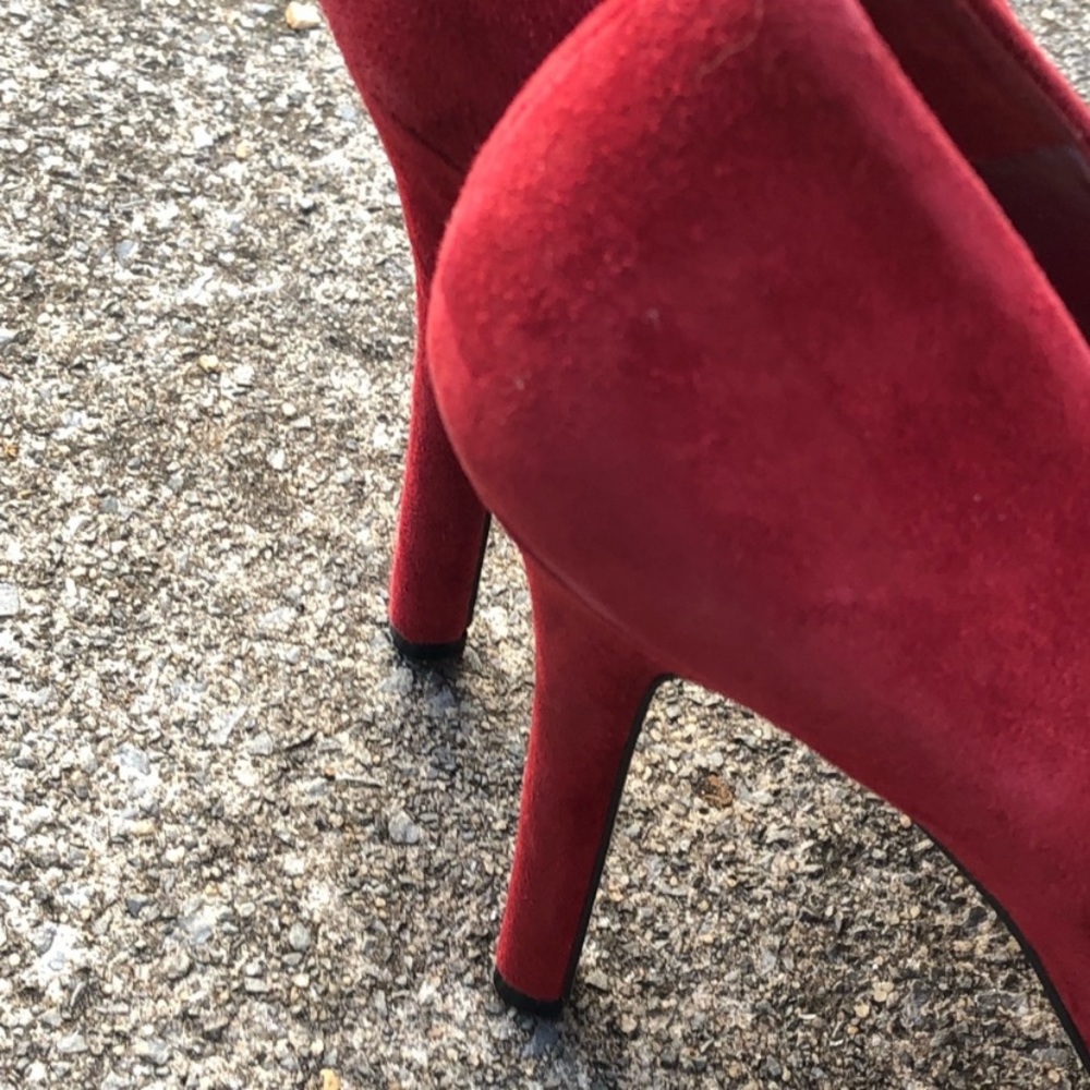 Sexy red Jessica Simpson heels size 6 1/2 - Picture 2 of 5